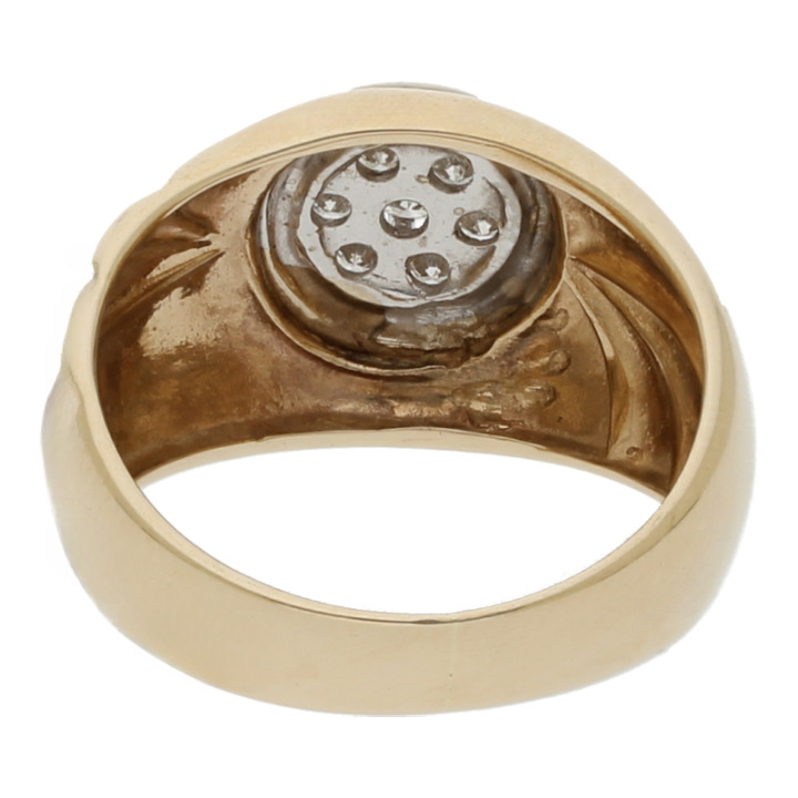 Diamantring 585/14 K Gelbgold Brillant ca. 0,35ct.  (H) Weiß (Si) Kleine Einschlüsse