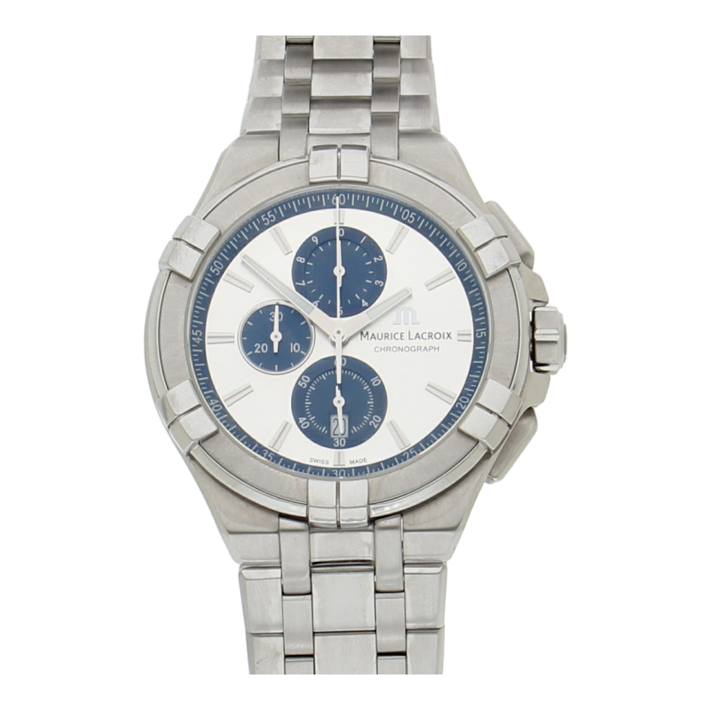 Maurice Lacroix Aikon AI1018 Grau Stahl Full Set 2018 Herrenuhr