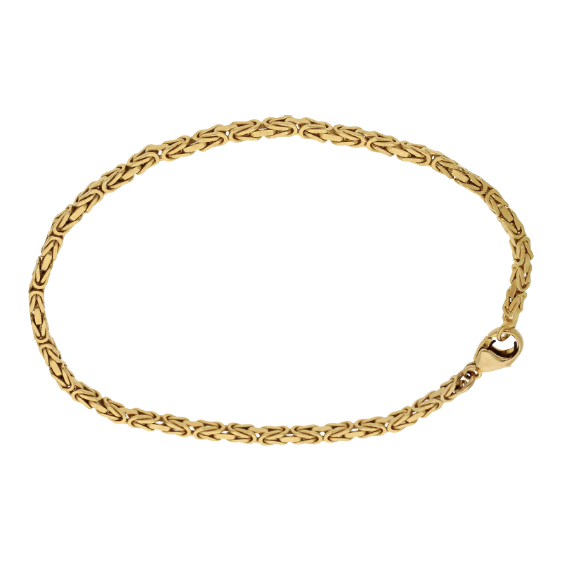 Armband Königsmuster 21 cm Länge 585/ 14 K Gold
