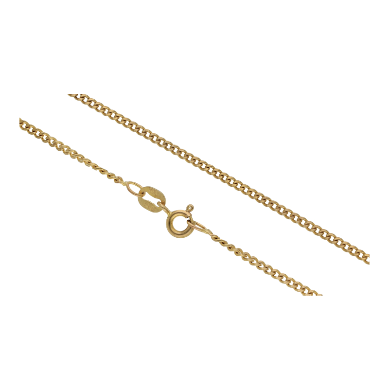 Panzer Kette 42 cm Länge 333/ 8 K Gold