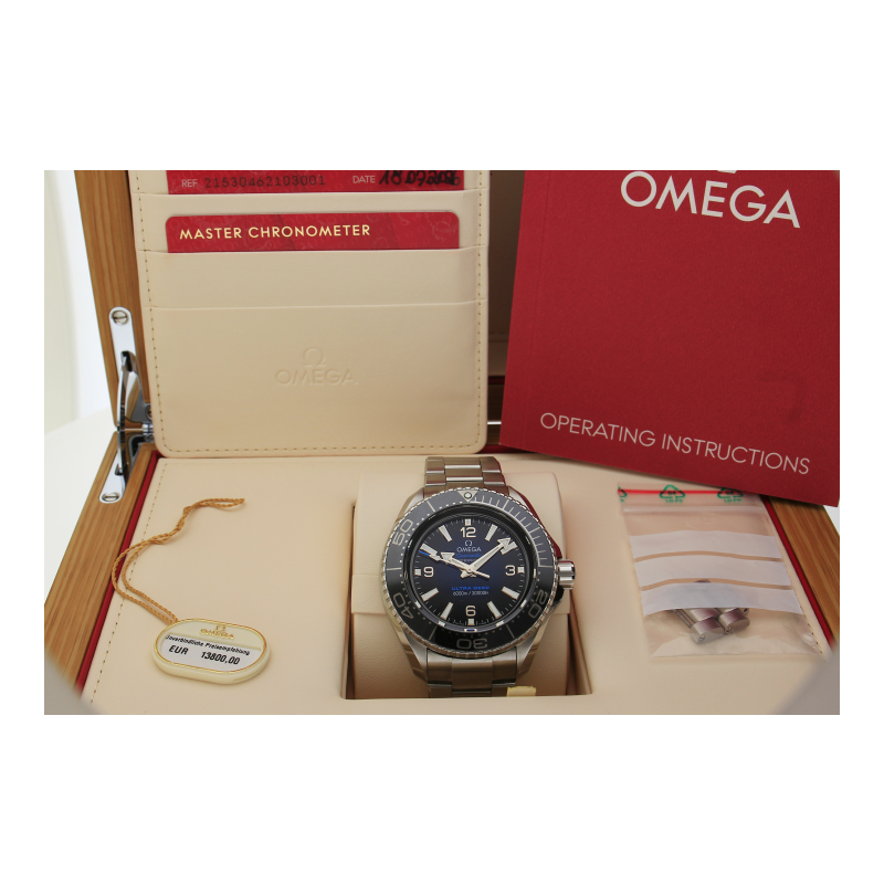 Omega Seamaster Ultra Deep 215.30.46.21.03.001 Full Set neu ungetragen