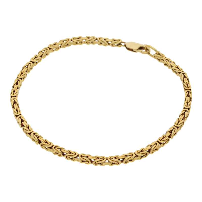 Armband Königsmuster 21 cm Länge 750/ 18 K Gold