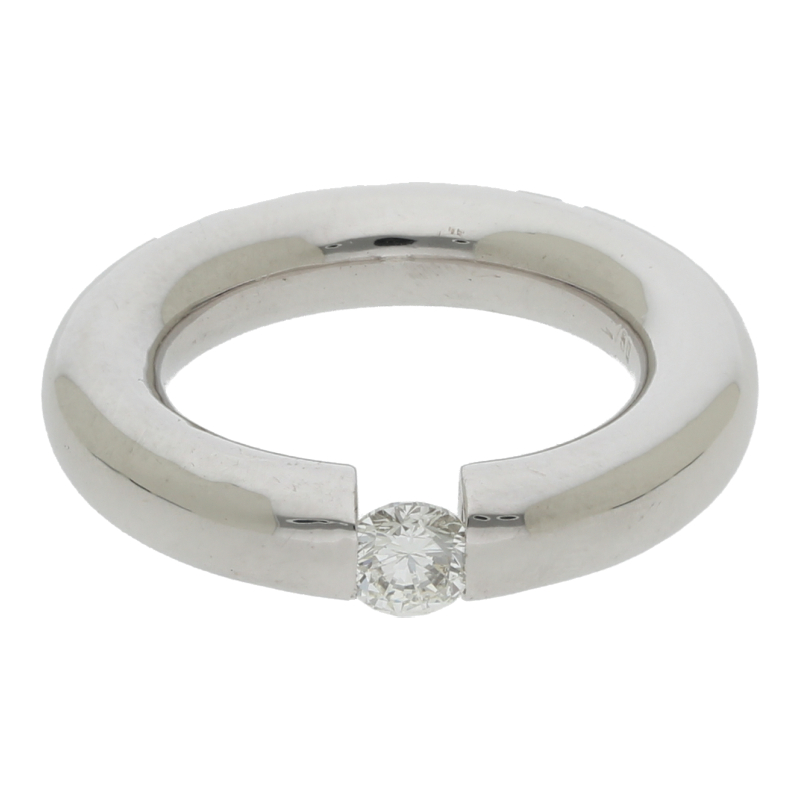 Massiver Spannring Weißgold 18K/750/NP ca. 6500€