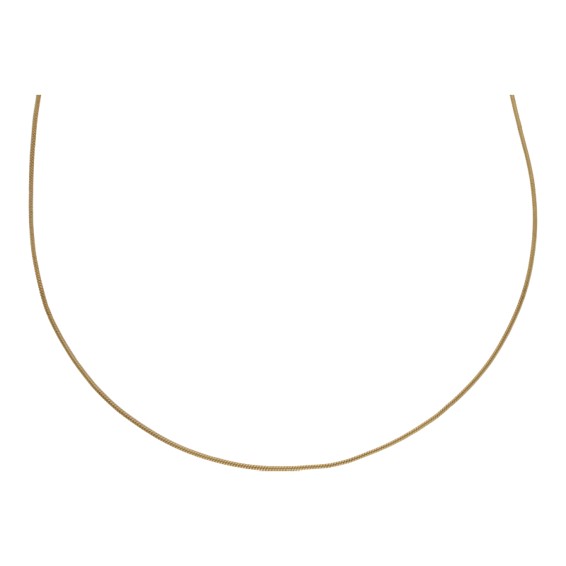 Schlangenkette 44 cm Länge 585/ 14 K Gold