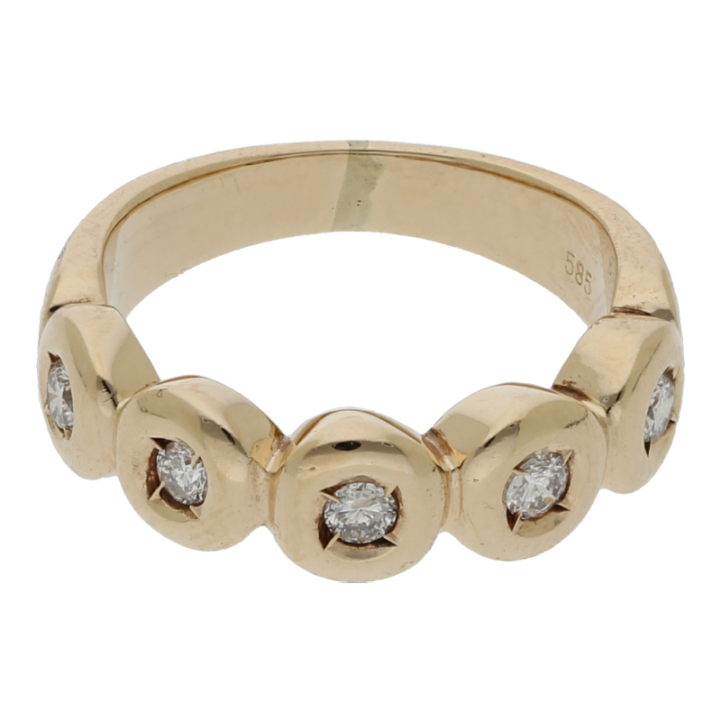 Brillant Ring 585/ 14 K Gold