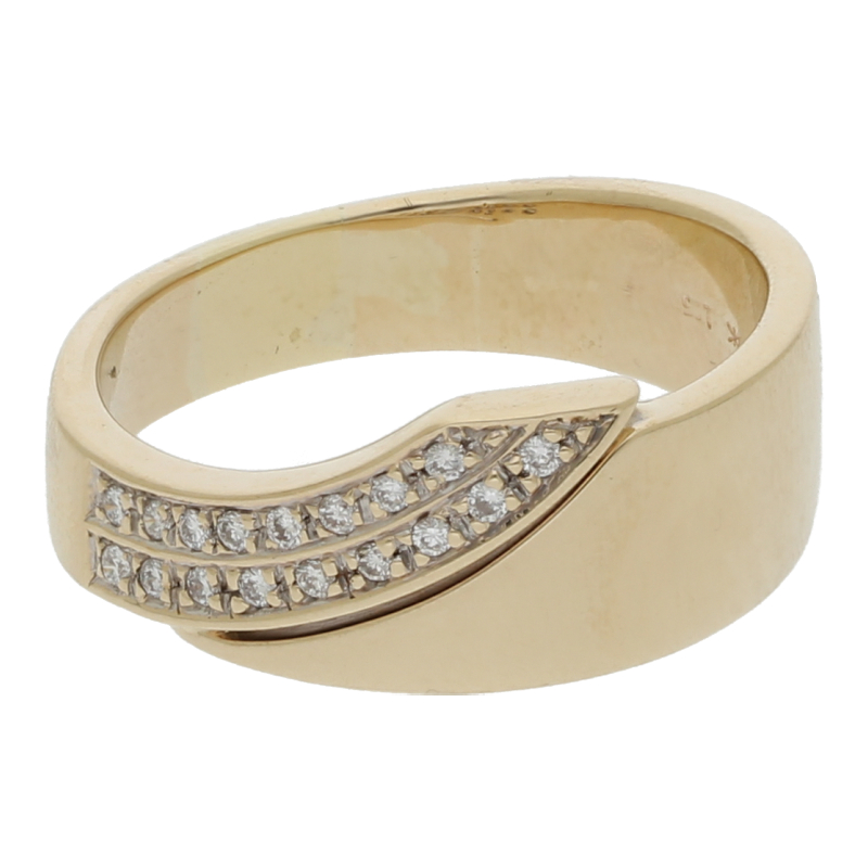 Brillant Ring ca. 0,12 ct 585 Gold