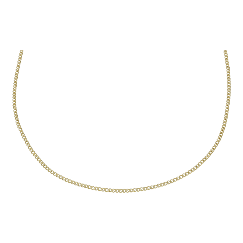 Panzer Kette 60 cm Länge 585/ 14 K Gold