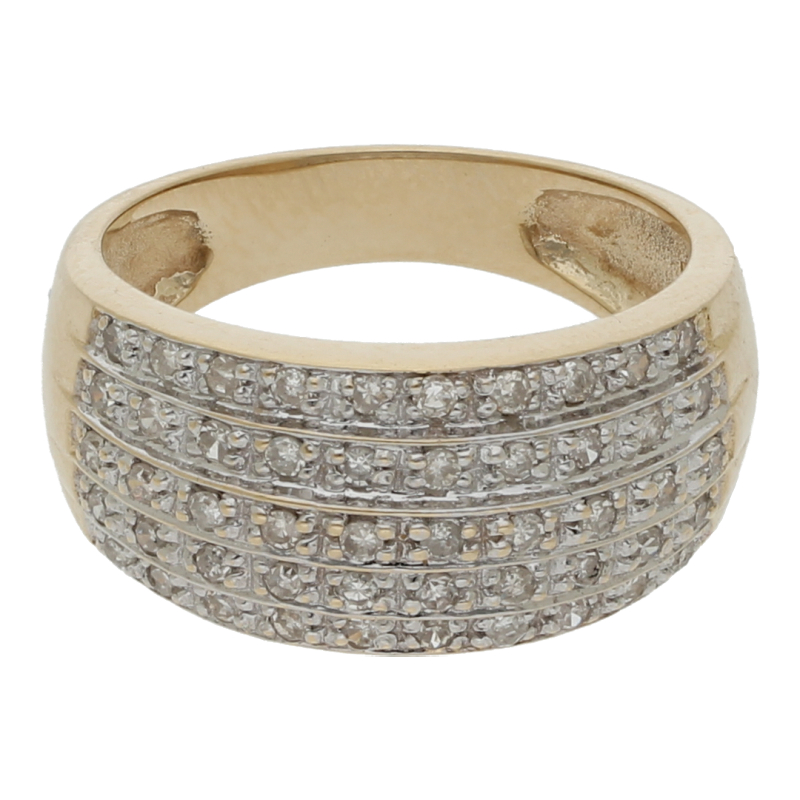 Diamant Ring ca. 0,50 ct 585 Gold Gr 55