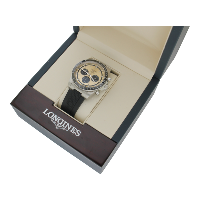 Longines Conquest Chronograph L3.835.4 Automatik Full Set 2024 Kautschukband