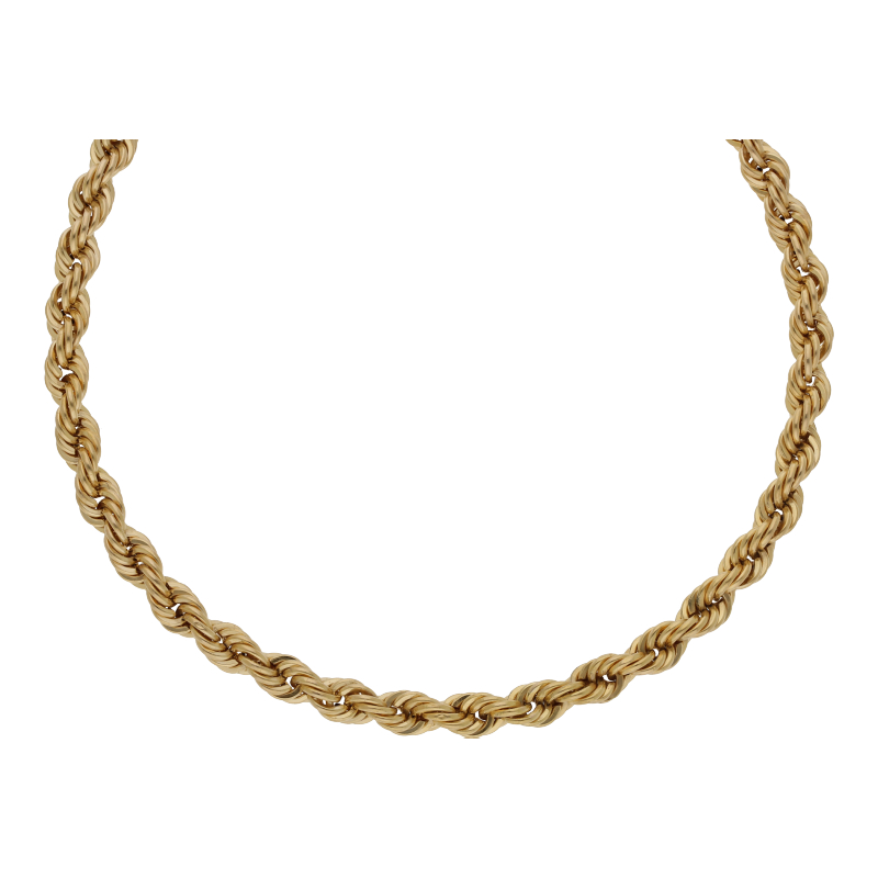 Kordelkette 50 cm Länge 585/ 14 K gold
