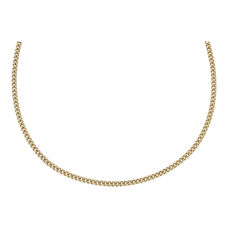 Panzer Kette 50 cm Länge 375/ 9 K Gold