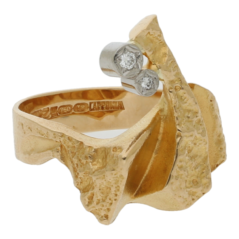 Lapponia Ring mit Brillanten 750/ 18 K Gold