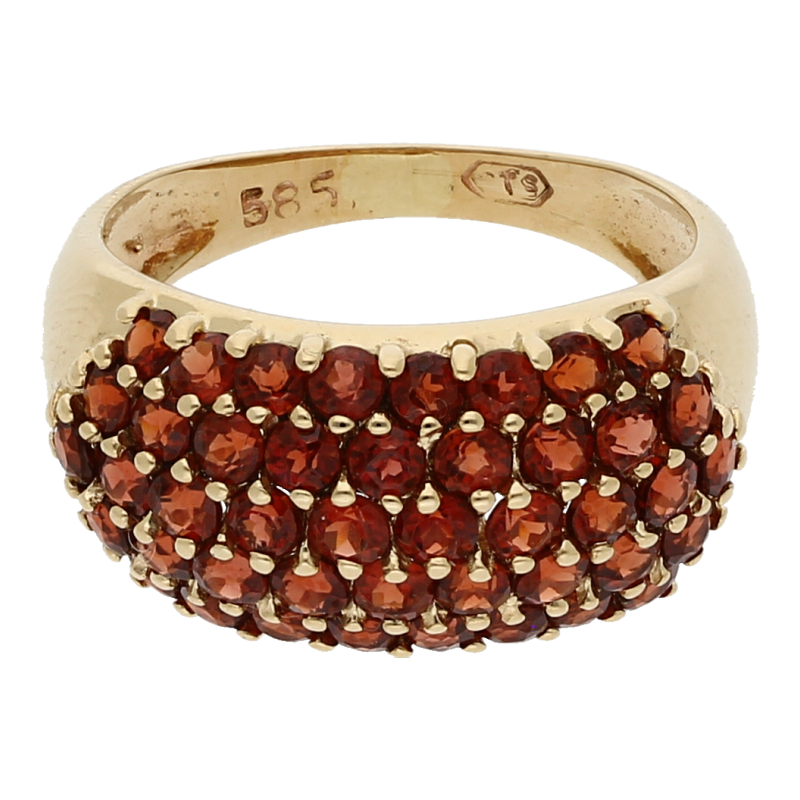 Farbstein Ring 585/ 14 K Gold