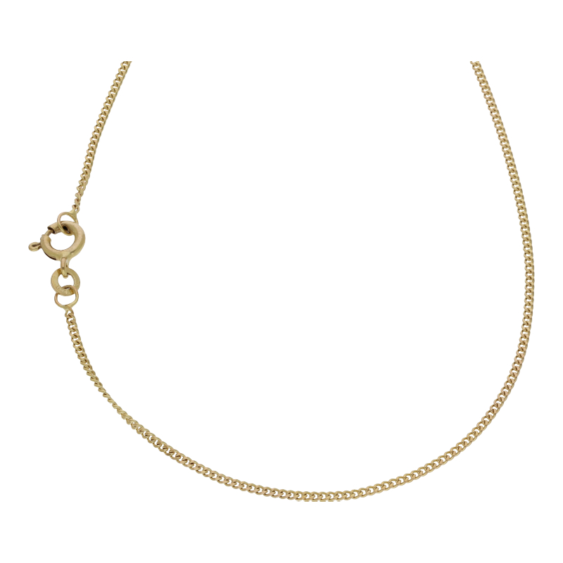 Panzer Kette 45 cm Länge 333/ 8 K Gold