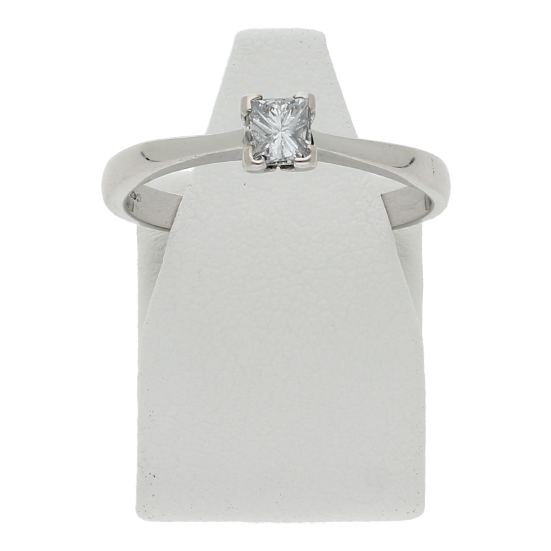 Diamant Princess Ring 0,25 ct 750/ 18 K Gold