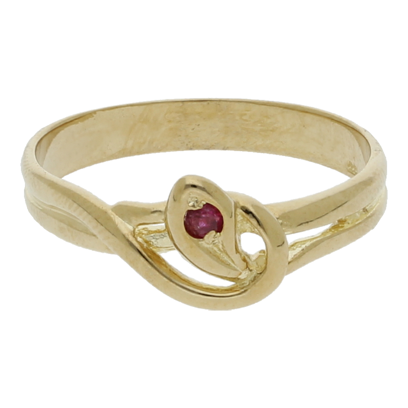 Rubin Ring 333/ 8 K Gold