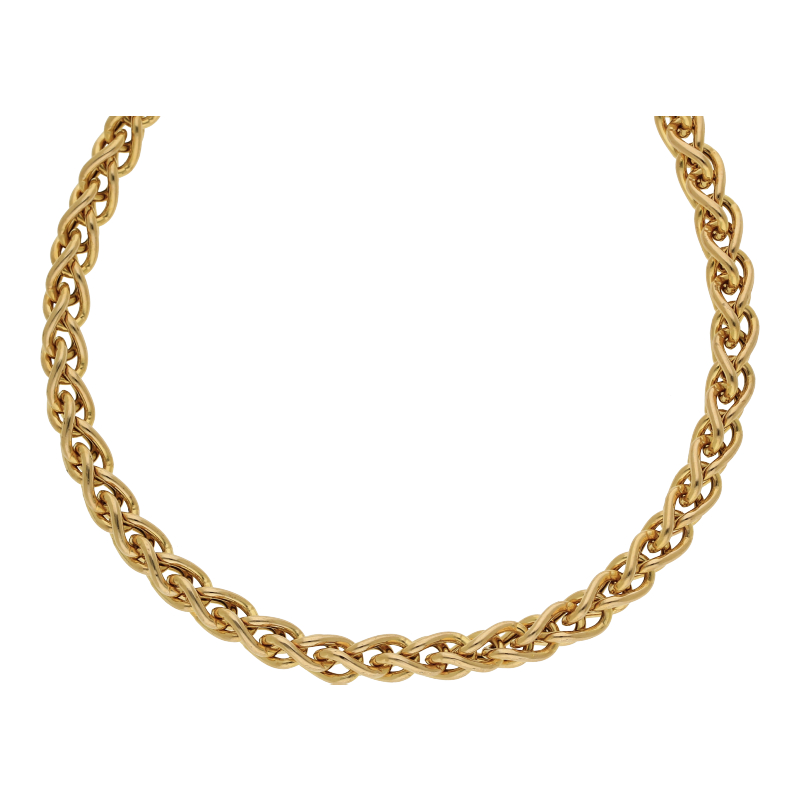 Collier 45 cm Länge 585/ 14 K Gold