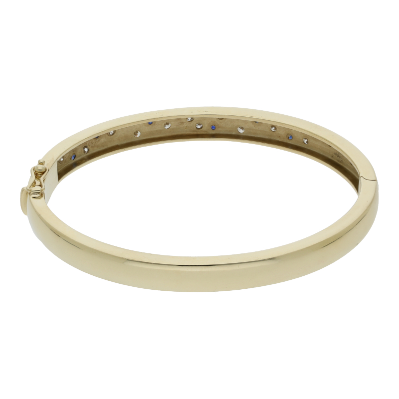 Saphir-Armband mit Diamant, NP 5300 €