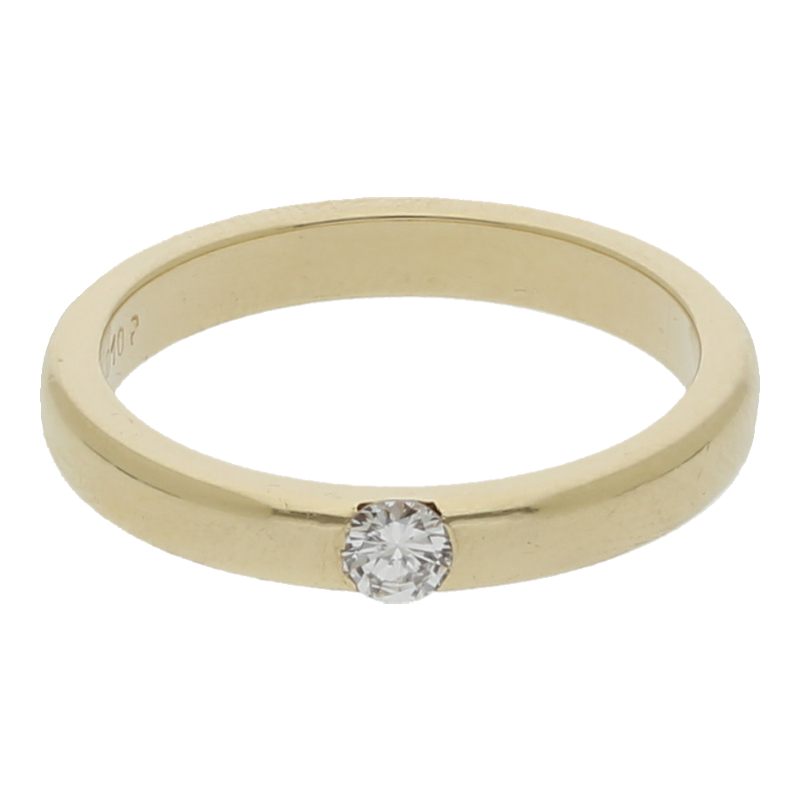 Brillant Solitär Ring 585/ 14 K Gold