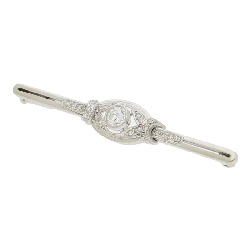 Brosche mit Diamanten NP ca. 2450,00