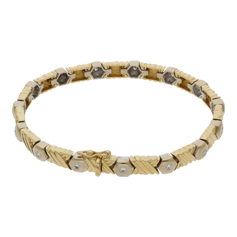 Brillant Armband 750/ 18 K Gold