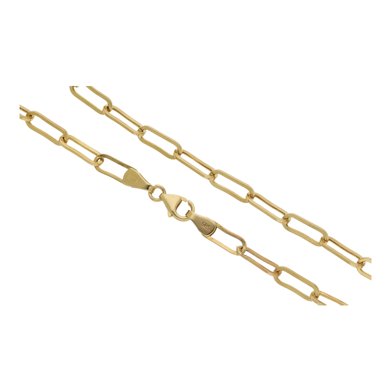Halskette 585/14 K Gelbgold Ankerkette Breite 3,4 mm Länge 48 cm
