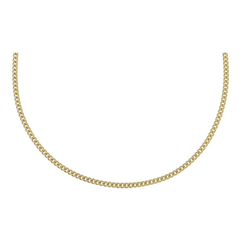 Panzer Kette 50 cm Länge 333/ 8 K Gold