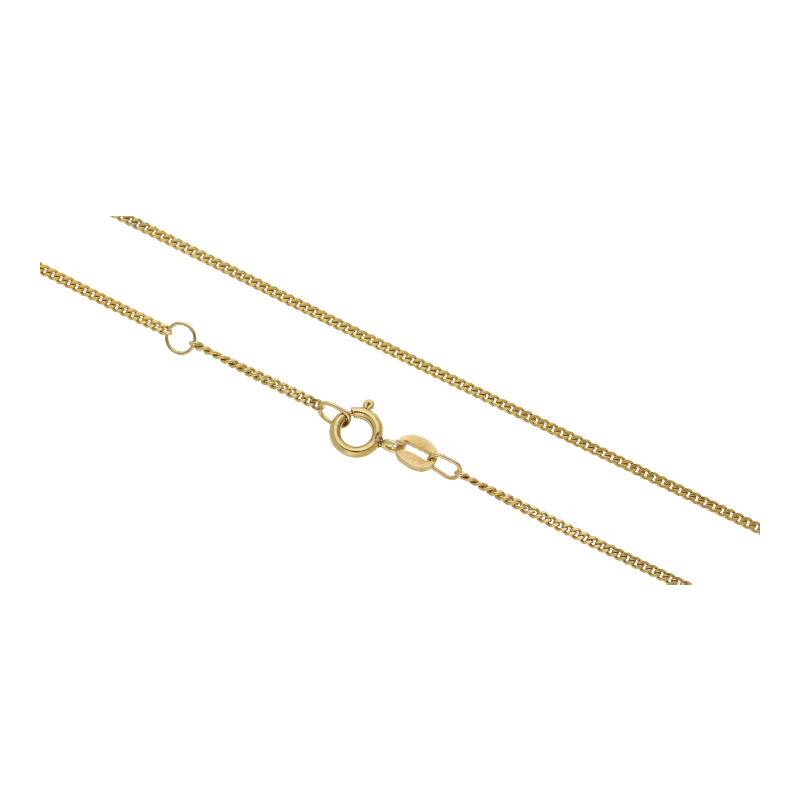 Panzer Kette 42 cm Länge 333/ 8 K Gold
