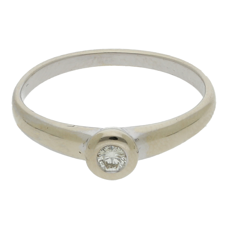 Solitär Brillant Ring Christ 585/ 14 K Gold