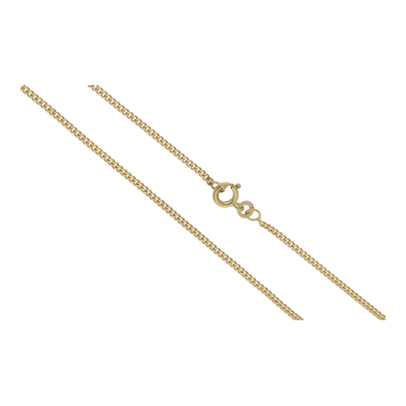 Panzer Kette 42 cm Länge 333/ 8 K Gold