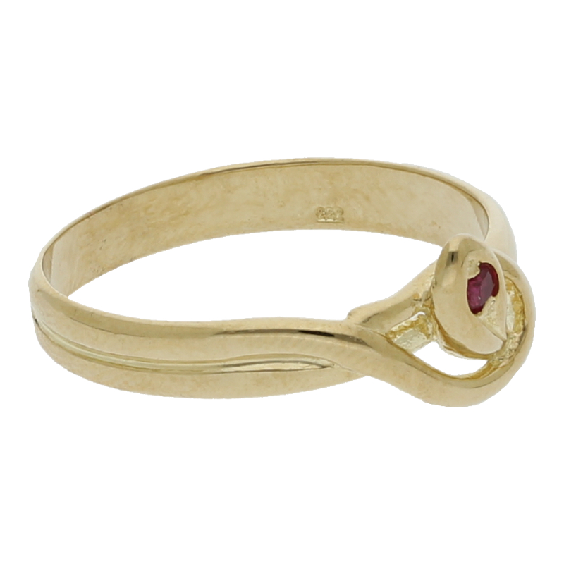 Rubin Ring 333/ 8 K Gold