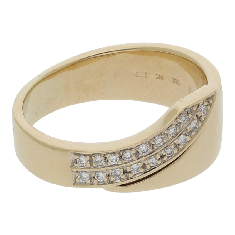 Brillant Ring ca. 0,12 ct 585 Gold