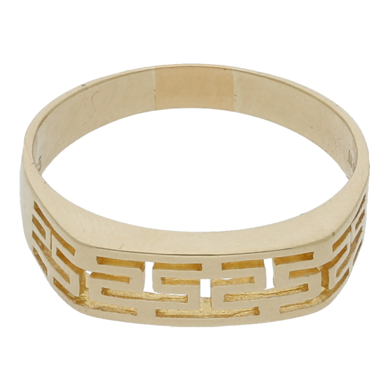 Herren Ring Greco Muster 585 Gold