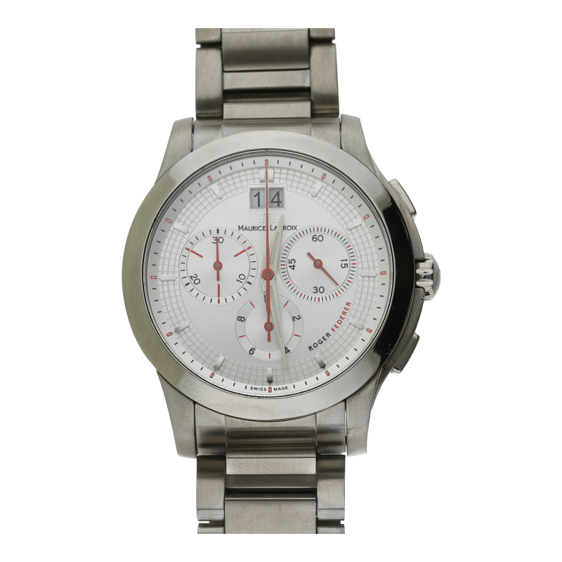 Maurice Lacroix Miros Chronograph Roger Federer Special Edition MI1087 Edelstahl 40mm Quarz