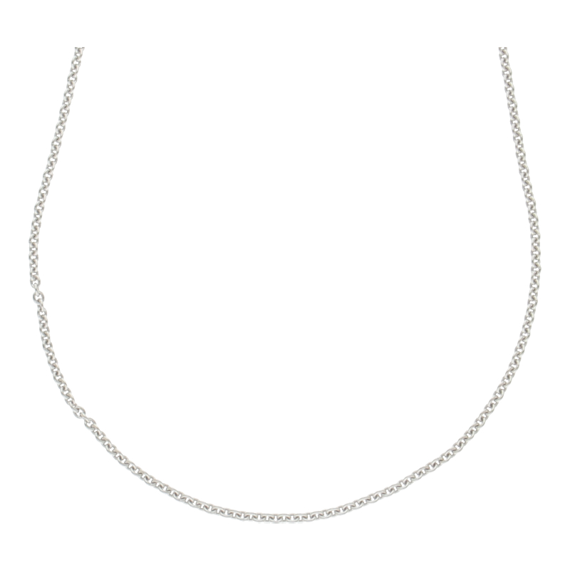 Ankerkette 925/ Silber rhodiniert 42 cm Länge