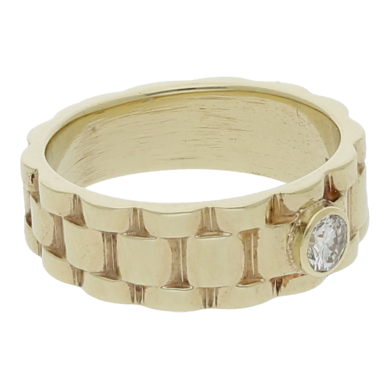 Brillant Ring 585/ 14 K Gold