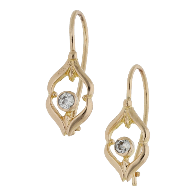 Damen Ohrringe 585 Gold