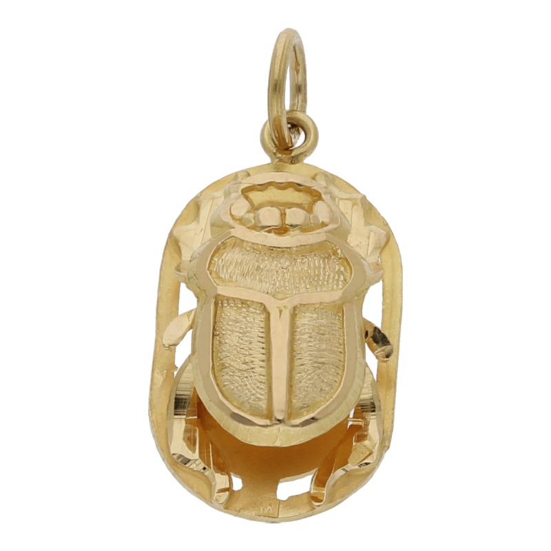 Skarabäus Anhänger 750/ 18 K Gold