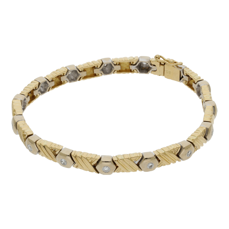 Brillant Armband 750/ 18 K Gold