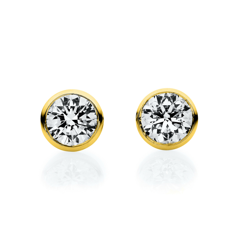 Brillant Ohrstecker 0,15 ct 750/ 18 K Gold