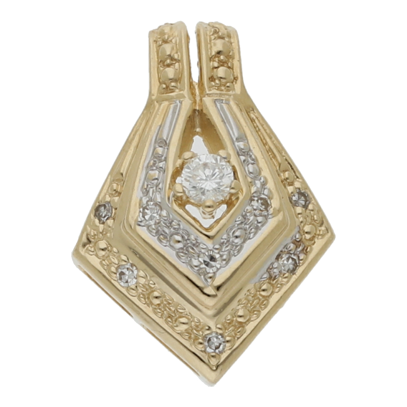 Brillant Diamant Anhänger 585/ 14 K Gold