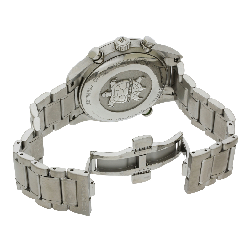 Certina DS-2 Chronograph Flyback Precidrive C024.618.11.051.02 Edelstahl 43mm Quarz 2022 Box & Papiere