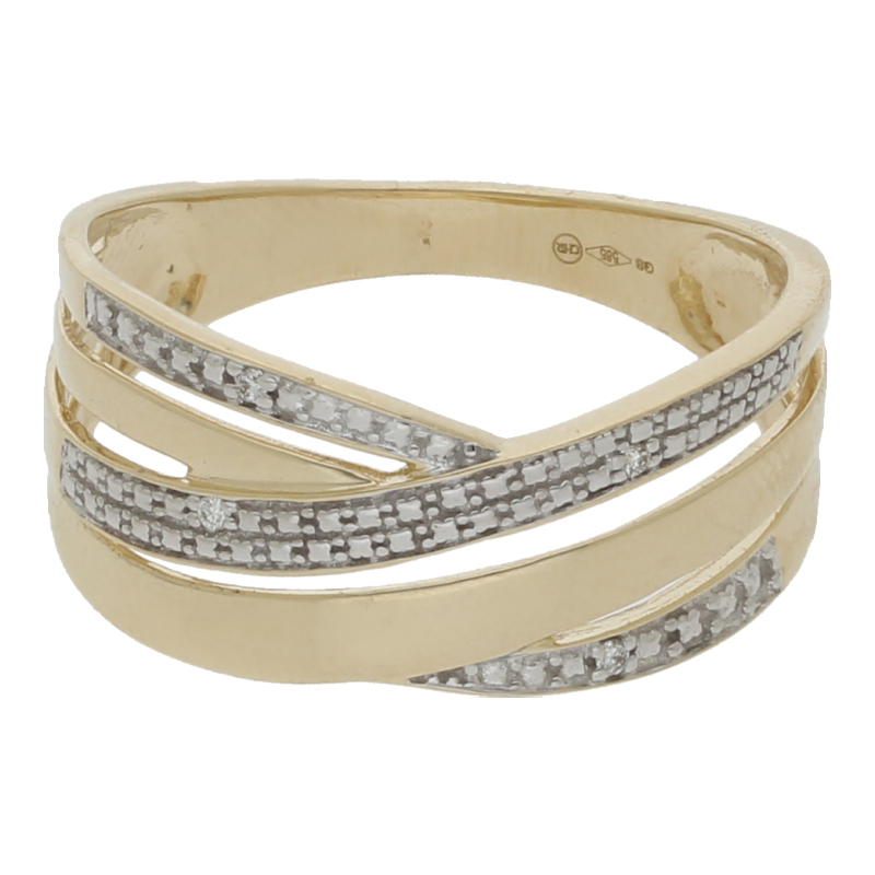 Christ Ring 585 Gold Gr 59