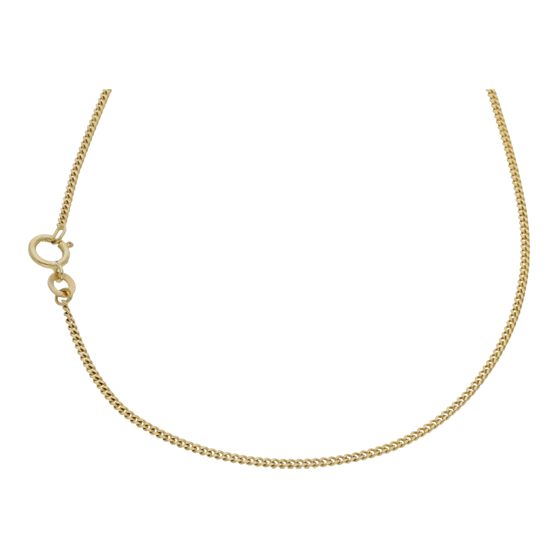 Panzer Kette 38 cm Länge 333/ 8 K Gold