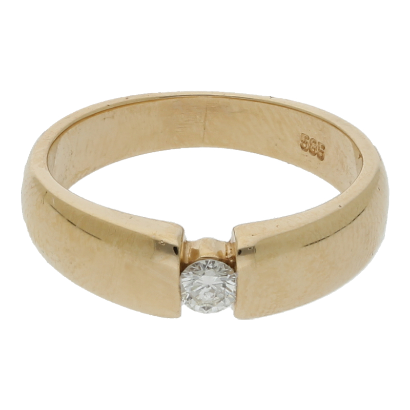 Spannring 14K/585 Gold/NP ca. 1200 €