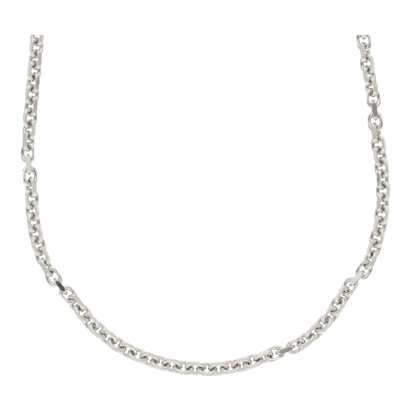 Ankerkette 925/ Silber rhodiniert 55 cm Länge
