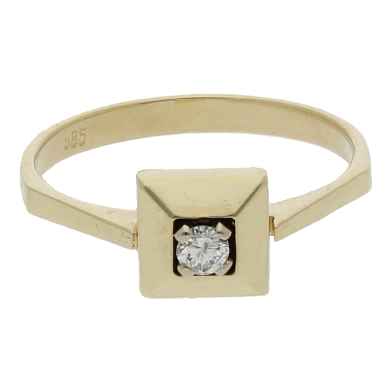 Brillant Ring 585/ 14 K Gold