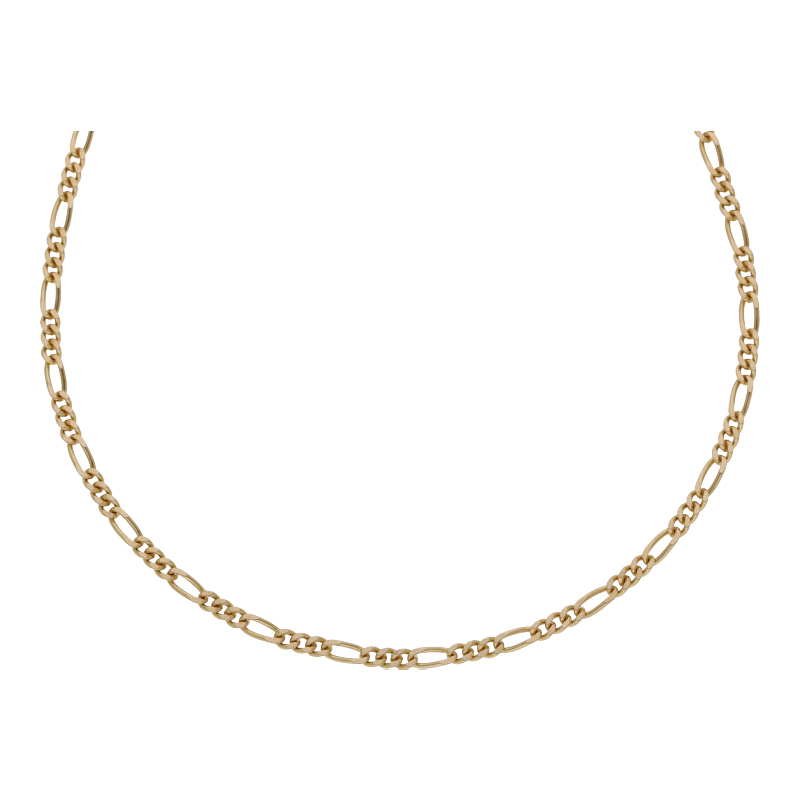 Halskette 585/14 K Gelbgold Figarokette Breite 2,0 mm Länge 60 cm