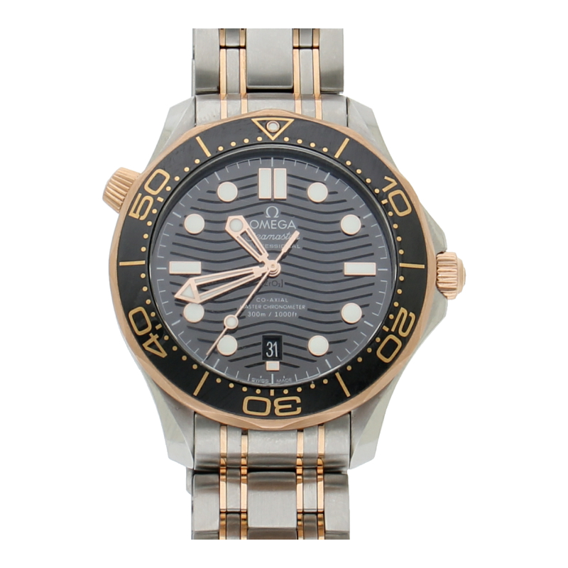 Omega Seamaster Diver 300M Stahl/Gold 42mm Automatik Master Chronometer