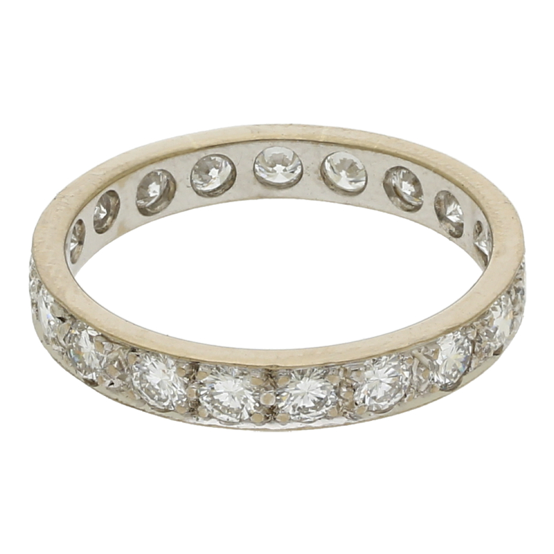 Brillant Memory Ring 1,33 ct vs 750 Weißgold